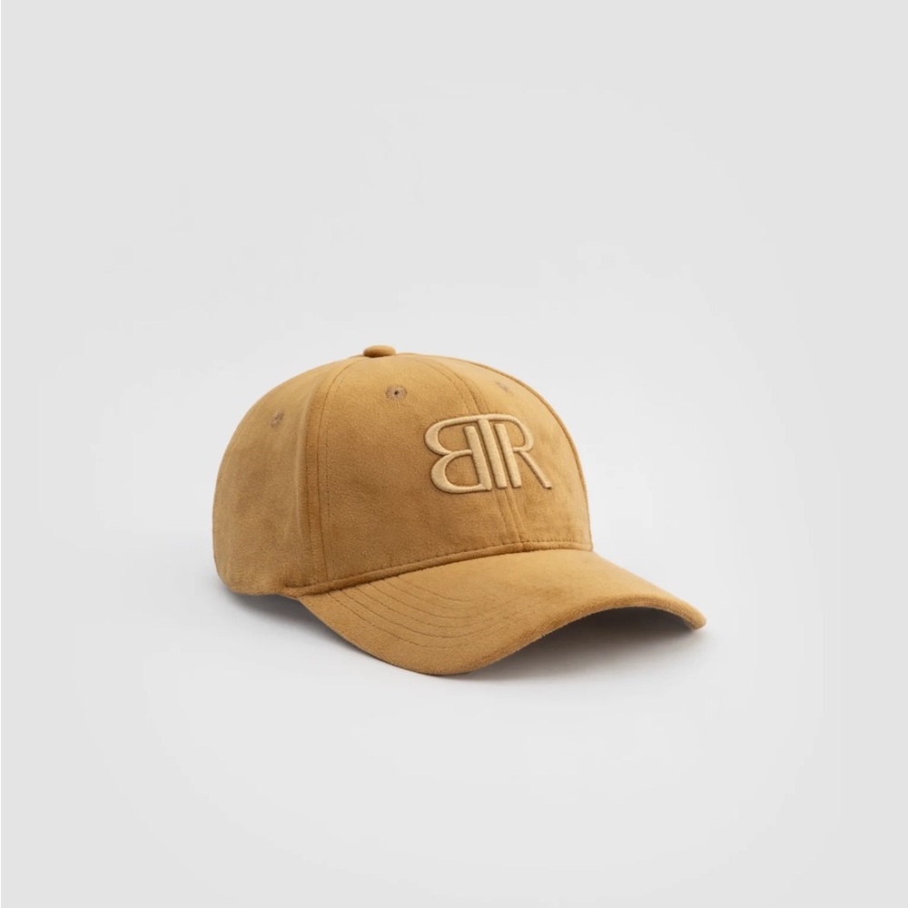 BRONX VELVET BASEBALL CAP - TAN